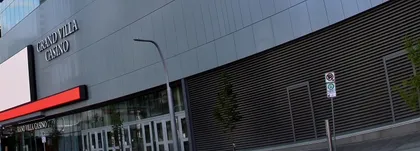 Grand Villa Casino facade on the ICE District block
