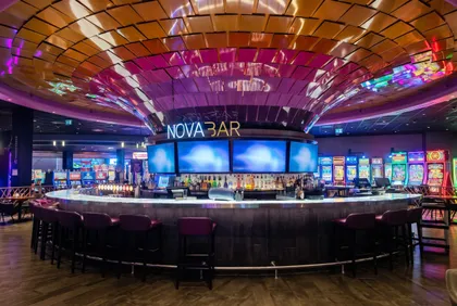 NOVA Bar under its dome at Starlight Casino Edmonton