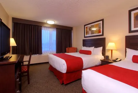 Guest room at Century Casino & Hotel, Edmonton